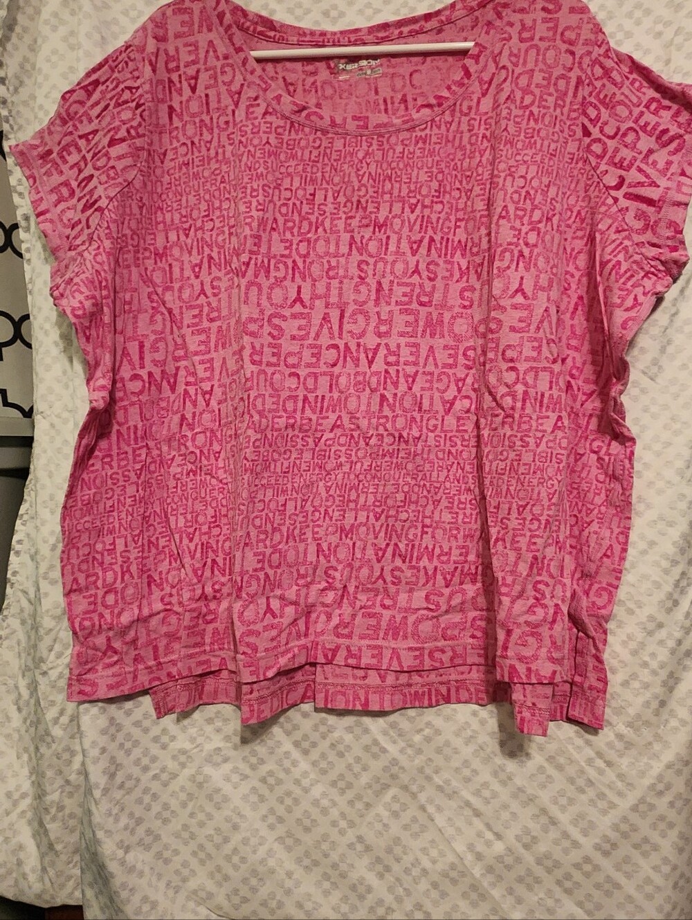Xersion Pink Graphic Short Sleeve Tee
